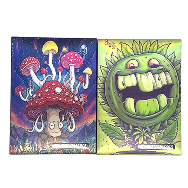 3.5G Psychedelic Art Holographic Cannabis Box